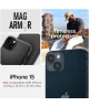 Spigen Mag Armor Apple iPhone 15 Hoesje MagSafe Back Cover Zwart
