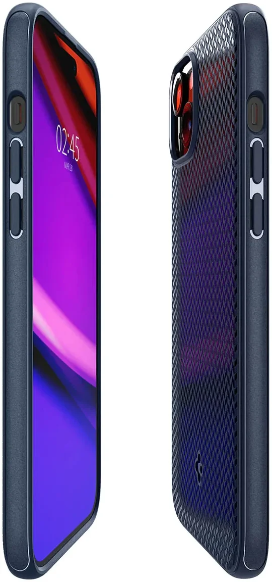 Spigen Mag Armor Apple iPhone 15 Hoesje MagSafe Back Cover Blauw afbeelding 4