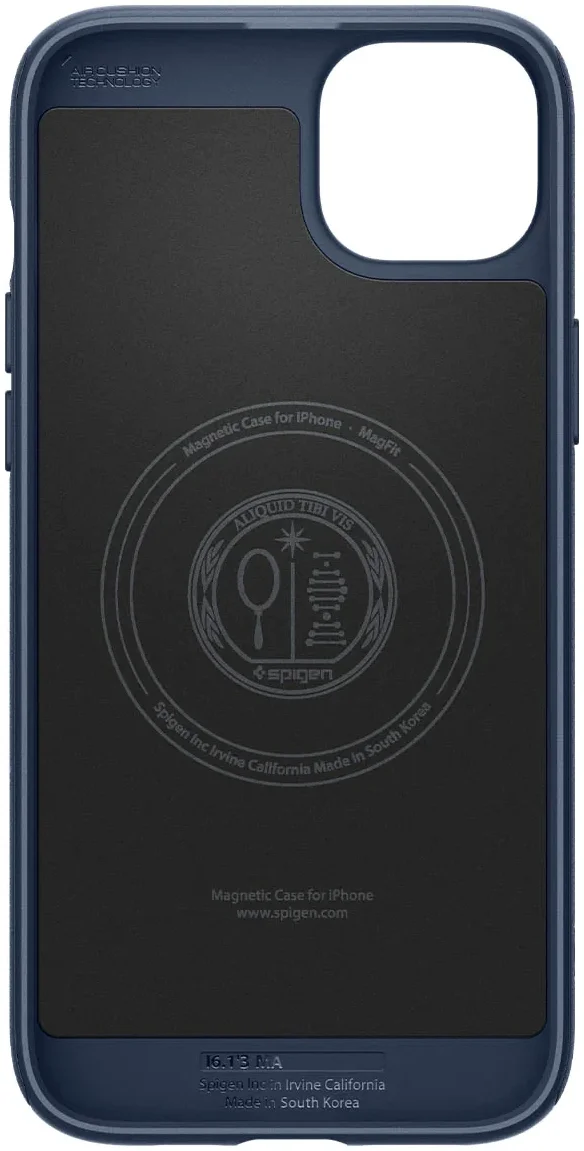 Spigen Mag Armor Apple iPhone 15 Hoesje MagSafe Back Cover Blauw afbeelding 6