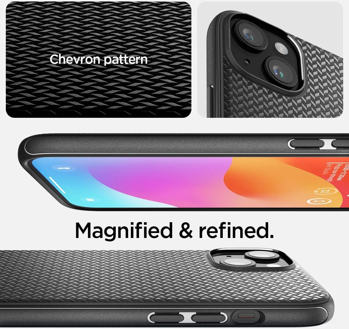 Spigen Mag Armor Apple iPhone 15 Plus Hoesje MagSafe Back Cover Zwart afbeelding 4