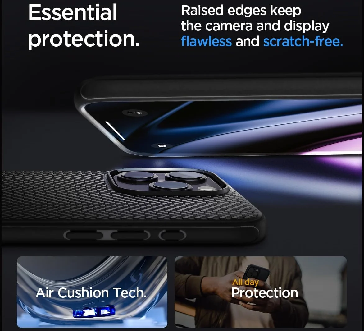 Spigen Mag Armor Apple iPhone 15 Pro Hoesje MagSafe Back Cover Zwart afbeelding 5