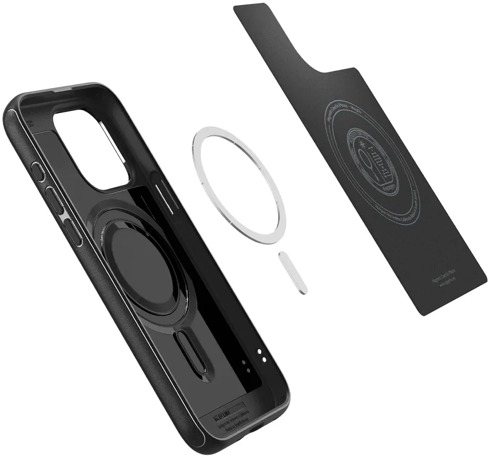 Spigen Mag Armor Apple iPhone 15 Pro Hoesje MagSafe Back Cover Zwart afbeelding 9