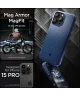 Spigen Mag Armor Apple iPhone 15 Pro Hoesje MagSafe Back Cover Blauw
