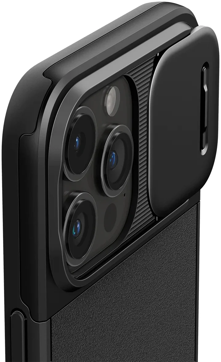 Spigen Optik Armor Apple iPhone 15 Pro Hoesje Camera Slider Zwart afbeelding 3