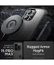 Spigen Rugged Armor Apple iPhone 15 Pro Max Hoesje MagSafe Zwart