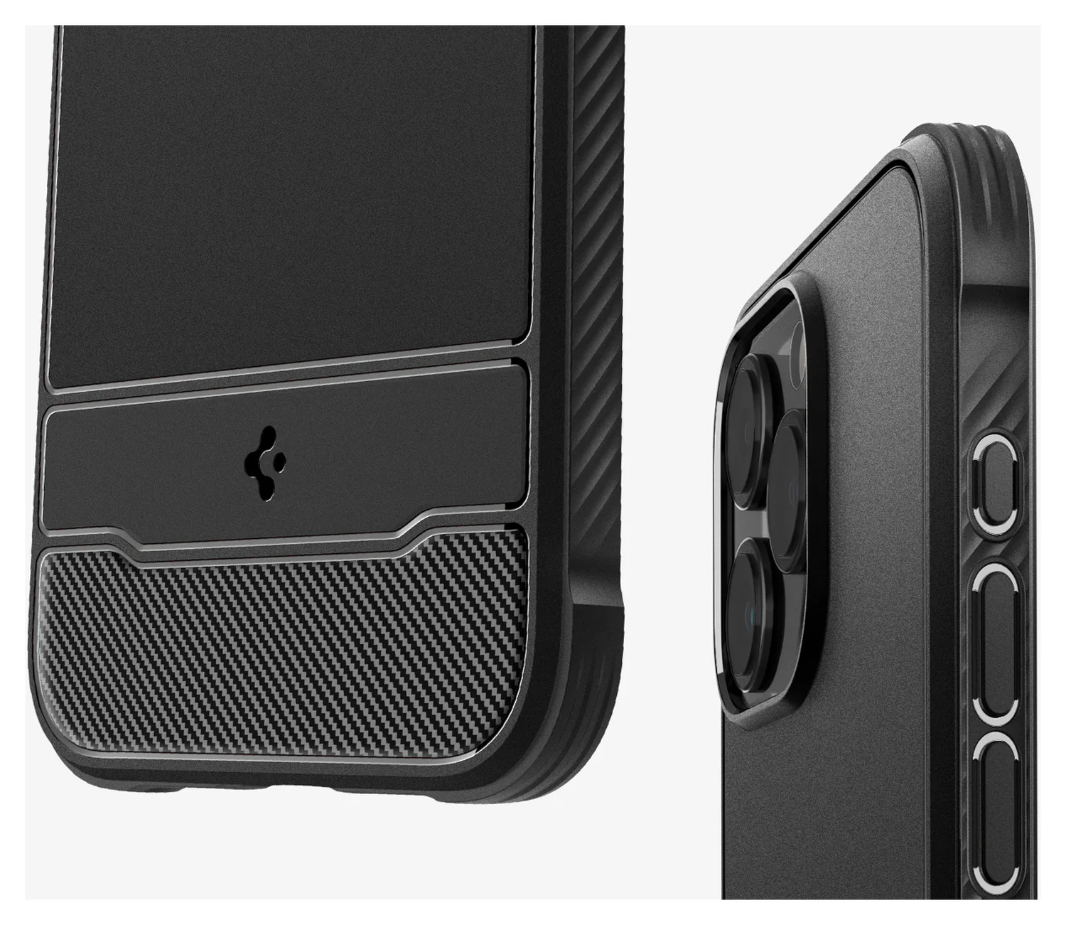 Spigen Rugged Armor Apple iPhone 15 Pro Max Hoesje MagSafe Zwart afbeelding 8