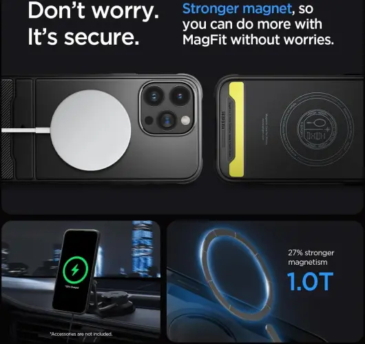Spigen Rugged Armor Apple iPhone 15 Pro Max Hoesje MagSafe Zwart afbeelding 5