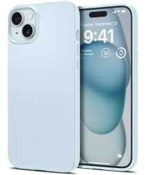 Spigen Thin Fit Apple iPhone 15 Hoesje Back Cover Blauw