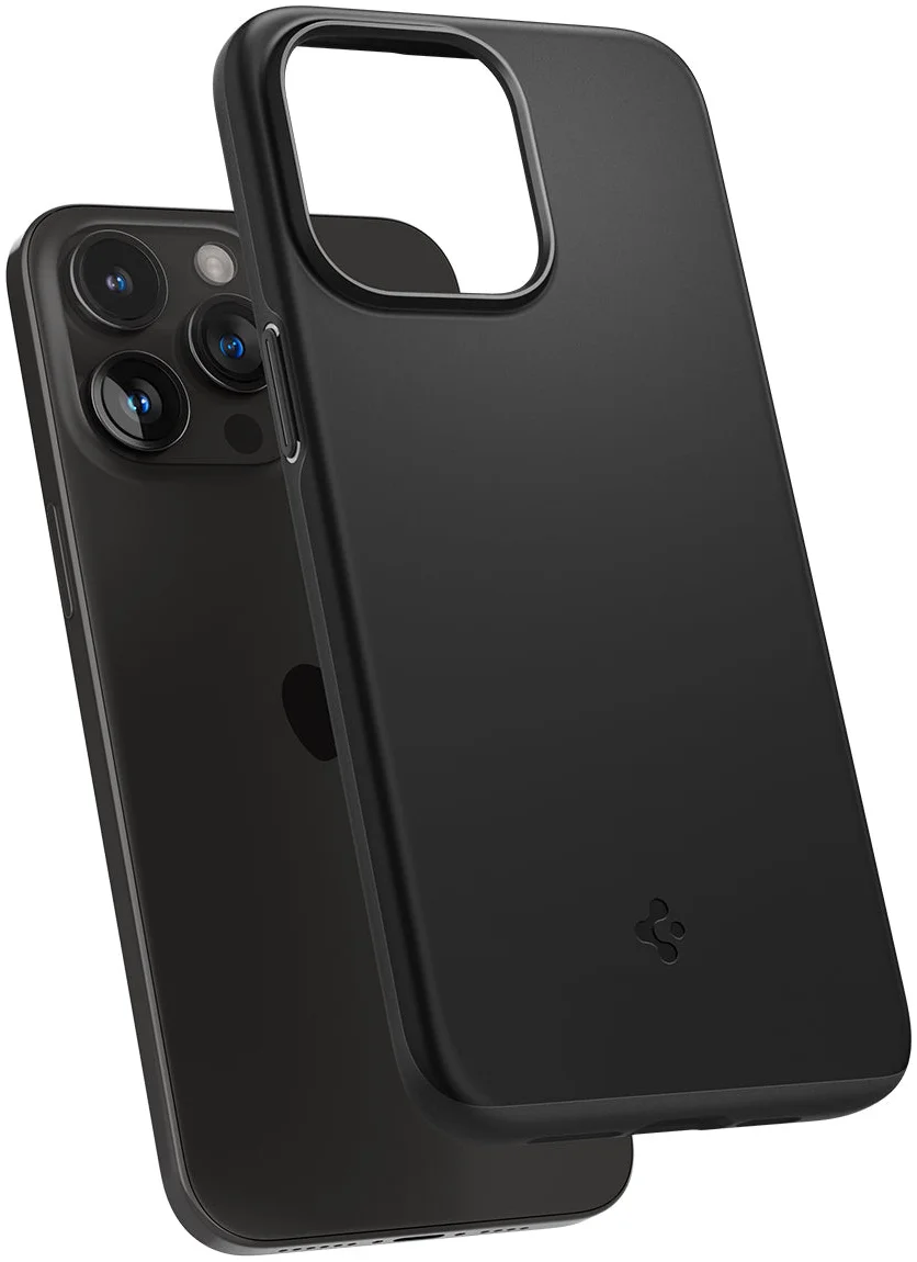 Spigen Thin Fit Apple iPhone 15 Pro Max Hoesje Back Cover Zwart afbeelding 11