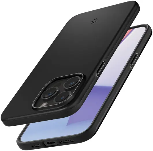 Spigen Thin Fit Apple iPhone 15 Pro Max Hoesje Back Cover Zwart afbeelding 9