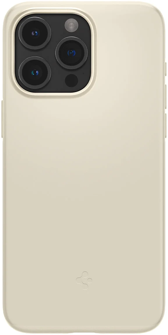 Spigen Thin Fit Apple iPhone 15 Pro Max Hoesje Back Cover Beige afbeelding 12