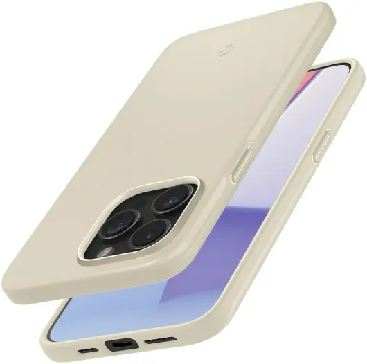 Spigen Thin Fit Apple iPhone 15 Pro Max Hoesje Back Cover Beige afbeelding 2