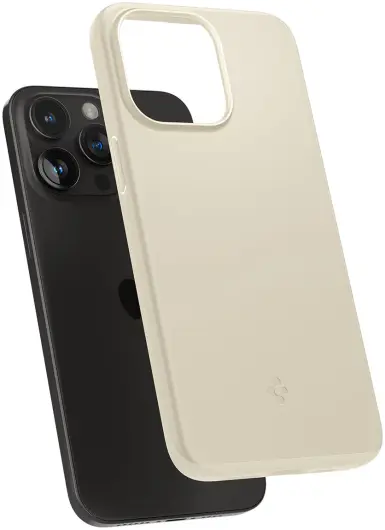Spigen Thin Fit Apple iPhone 15 Pro Max Hoesje Back Cover Beige afbeelding 11