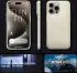 Spigen Thin Fit Apple iPhone 15 Pro Max Hoesje Back Cover Beige afbeelding 4