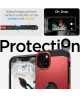 Spigen Tough Armor MagSafe Apple iPhone 15 Back Cover Hoesje Rood