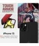 Spigen Tough Armor MagSafe Apple iPhone 15 Back Cover Hoesje Rood