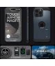 Spigen Tough Armor MagSafe Apple iPhone 15 Pro Max Hoesje Metal Slate