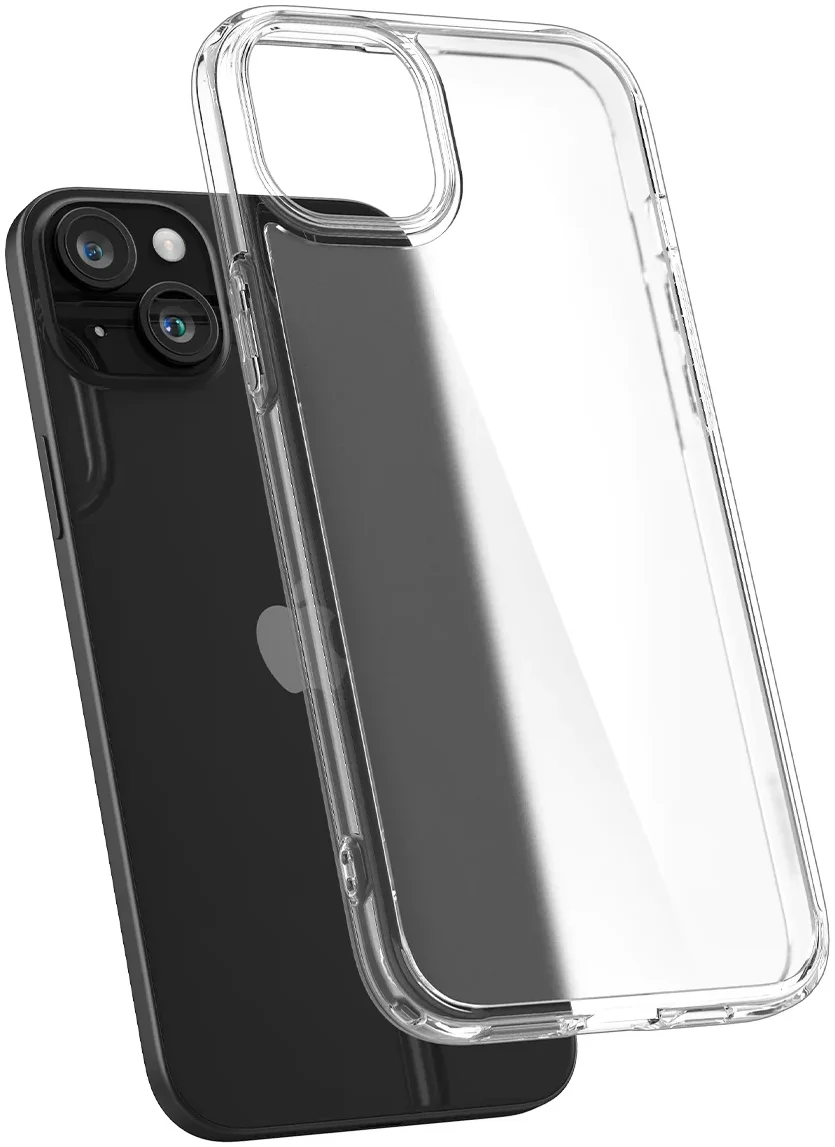 Spigen Ultra Hybrid Apple iPhone 15 Hoesje Back Cover Frost Clear afbeelding 7