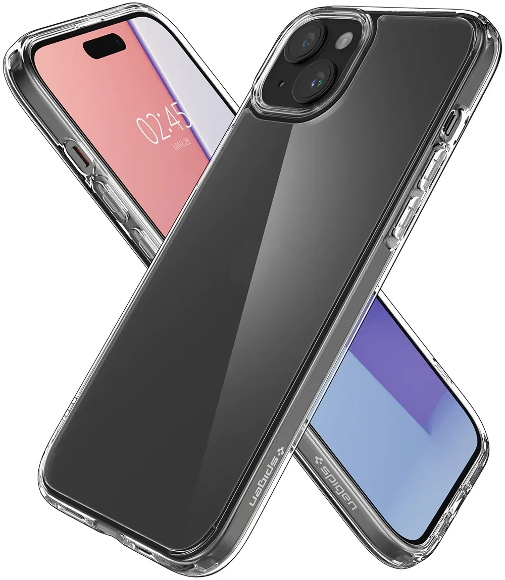 Spigen Ultra Hybrid Apple iPhone 15 Hoesje Back Cover Frost Clear afbeelding 9