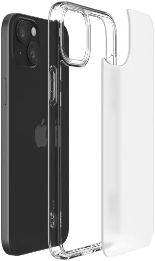 Spigen Ultra Hybrid Apple iPhone 15 Hoesje Back Cover Frost Clear afbeelding 8