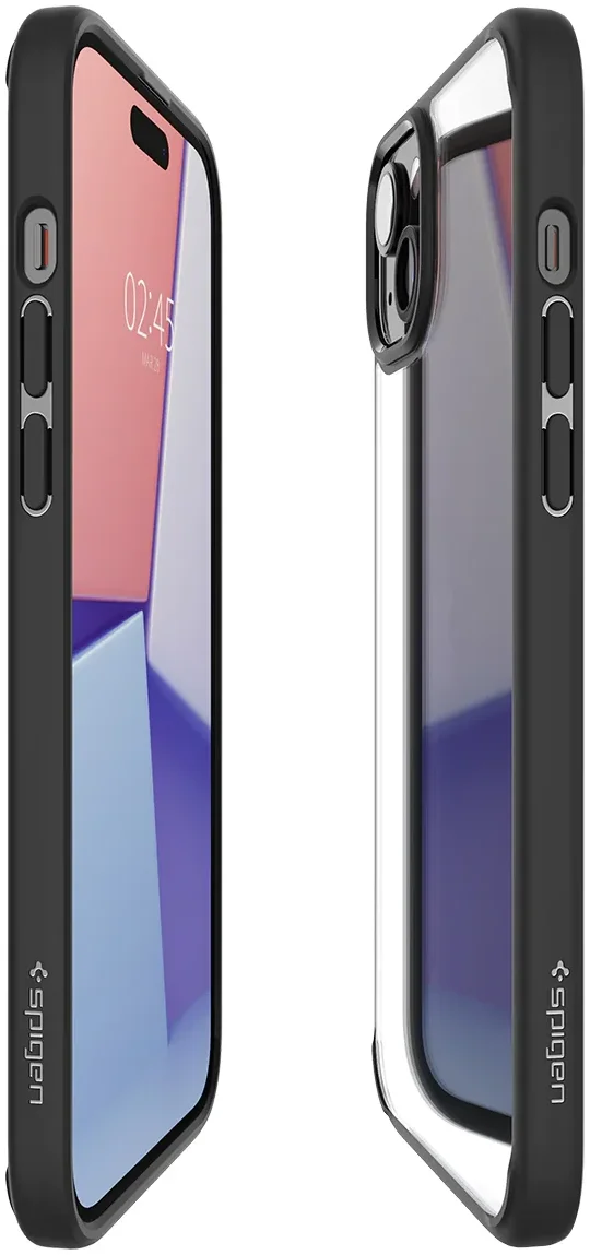 Spigen Ultra Hybrid Apple iPhone 15 Hoesje Back Cover Matte Zwart afbeelding 10