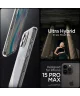 Spigen Ultra Hybrid Apple iPhone 15 Pro Max Hoesje Transparant