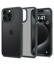 Spigen Ultra Hybrid Apple iPhone 15 Pro Max Hoesje Frost Green afbeelding