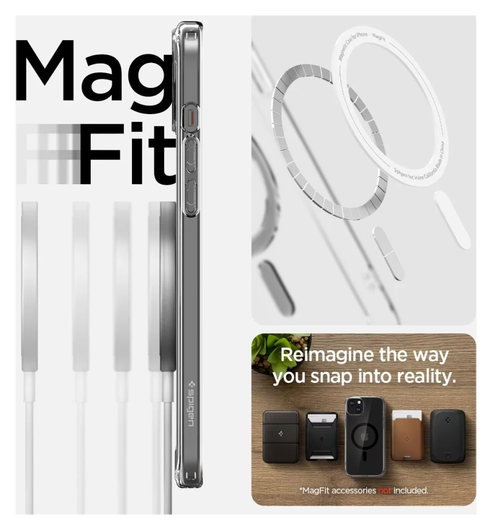 Spigen Ultra Hybrid MagSafe Apple iPhone 15 Plus Hoesje Zwart afbeelding 6