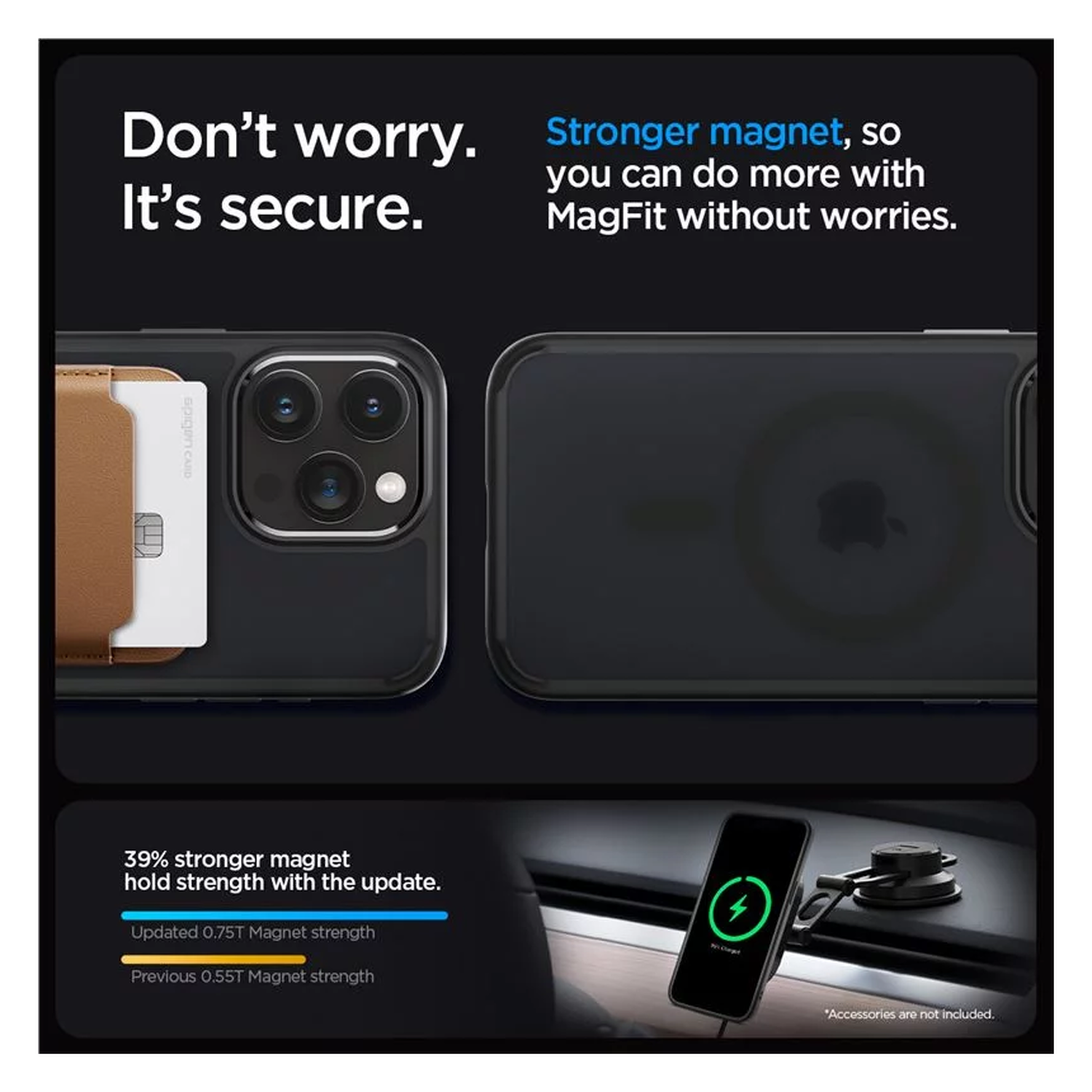 Spigen Ultra Hybrid MagSafe iPhone 15 Pro Max Hoesje Zwart afbeelding 6