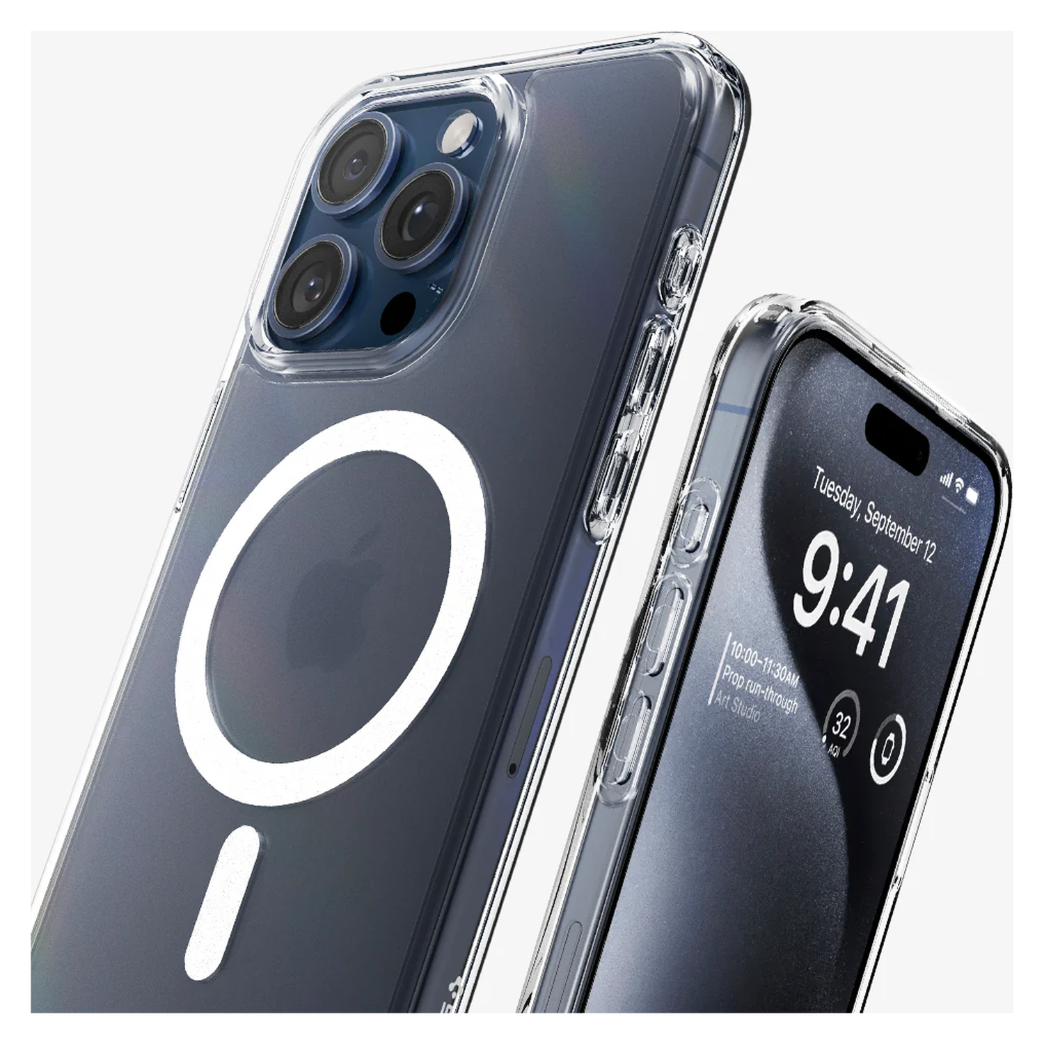 Spigen Ultra Hybrid MagSafe Apple iPhone 15 Pro Max Hoesje Wit afbeelding 9