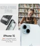 Spigen Ultra Hybrid S Apple iPhone 15 Hoesje MagSafe Transparant Zwart