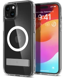 Spigen Ultra Hybrid MagSafe Apple iPhone 15 Plus Hoesje Transparant
