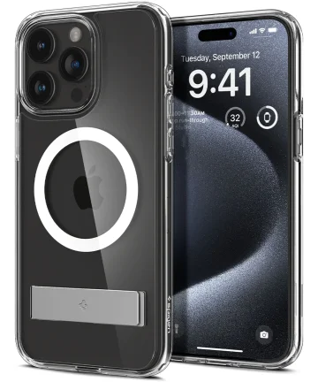 Spigen Ultra Hybrid MagSafe Apple iPhone 15 Pro Hoesje Transparant Hoesjes
