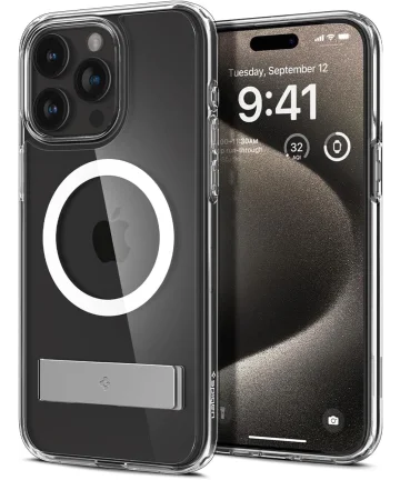 Spigen Ultra Hybrid MagSafe Apple iPhone 15 Pro Max Hoesje Transparant Hoesjes