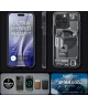 Spigen Ultra Hybrid Zero One MagSafe iPhone 15 Pro Max Hoesje Grijs