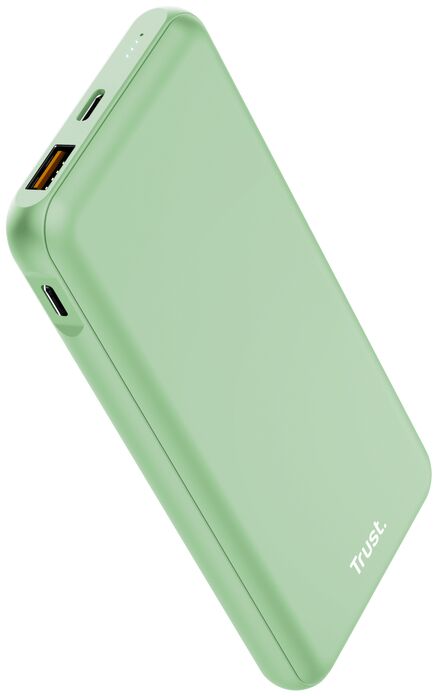 Trust Eco Redoh 10.000 mAh Powerbank Fast Charge USB / USB-C Groen afbeelding 2