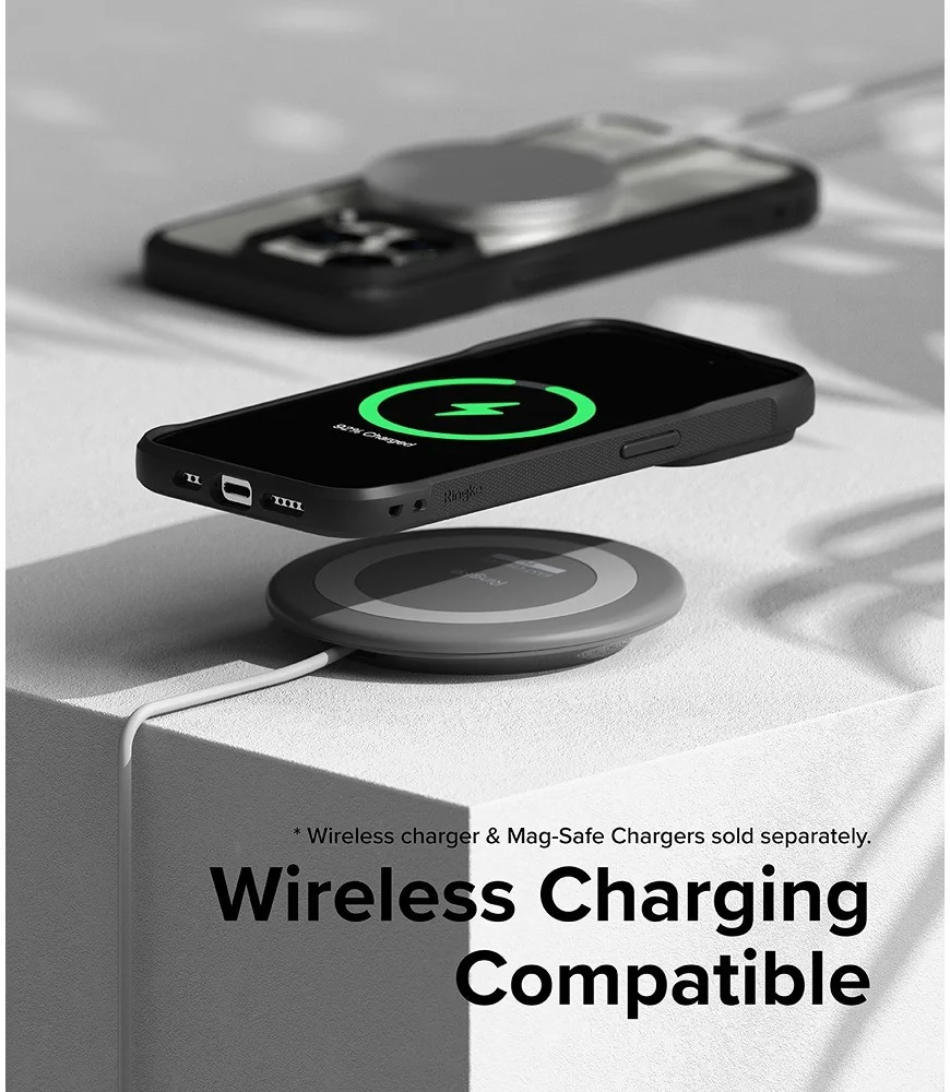 Ringke Fusion Bold iPhone 15 Pro Max Hoesje Back Cover Zwart afbeelding 11