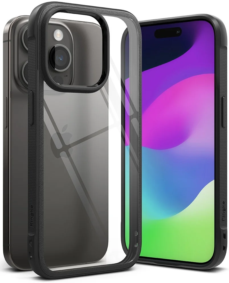 Ringke Fusion Bold iPhone 15 Pro Max Hoesje Back Cover Zwart afbeelding 12