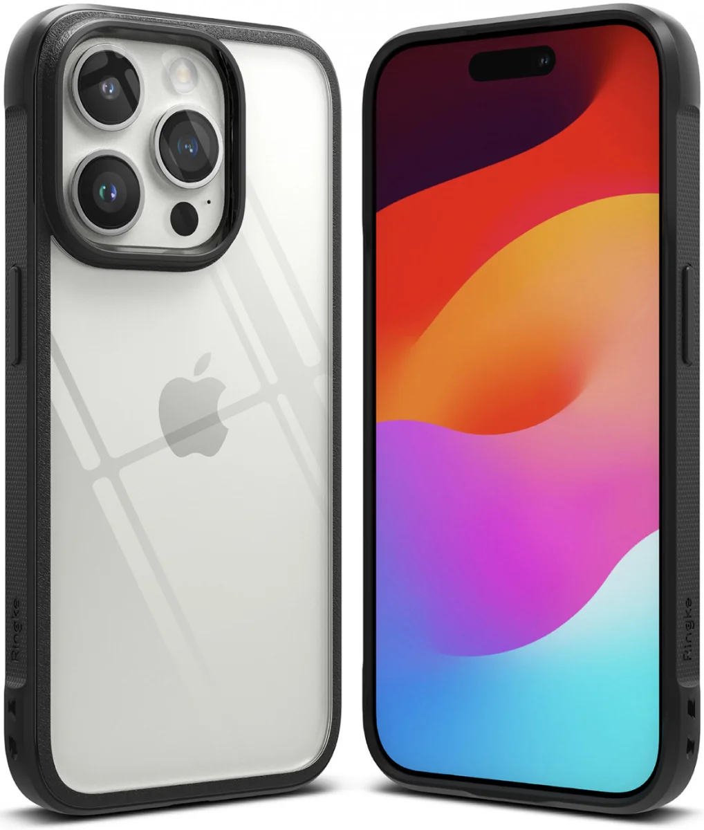 Ringke Fusion Bold iPhone 15 Pro Max Hoesje Back Cover Zwart afbeelding 2
