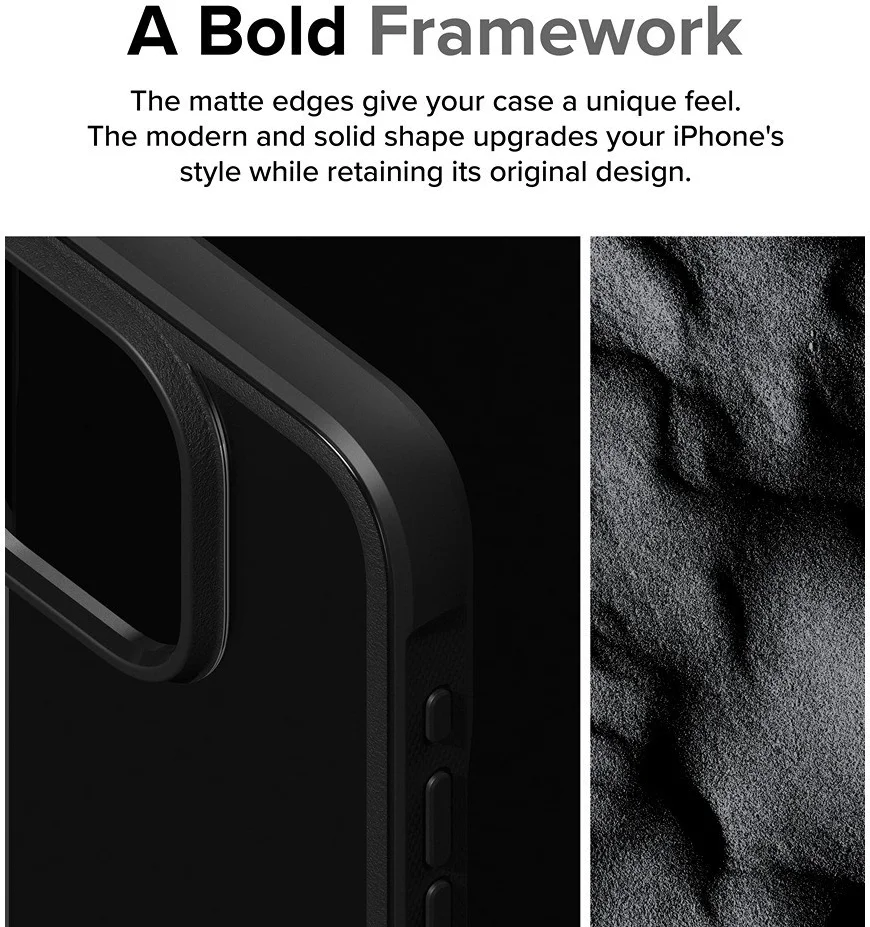 Ringke Fusion Bold iPhone 15 Pro Max Hoesje Back Cover Zwart afbeelding 4
