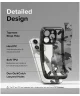 Ringke Fusion X Apple iPhone 15 Pro Max Hoesje Back Cover Camo Zwart