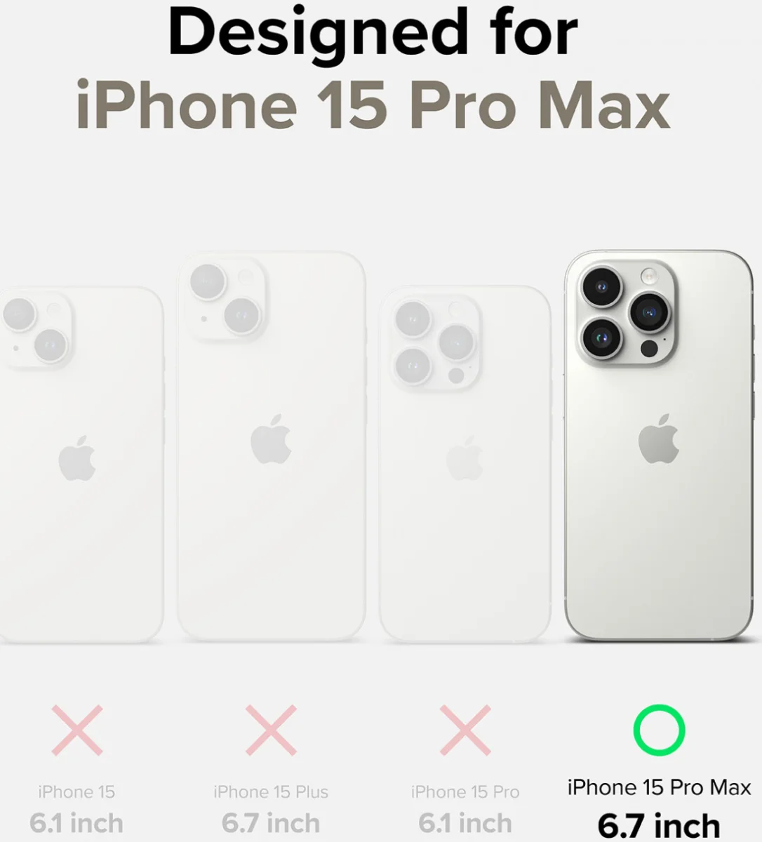 Ringke Air Apple iPhone 15 Pro Max Hoesje Flexibel TPU Transparant afbeelding 7