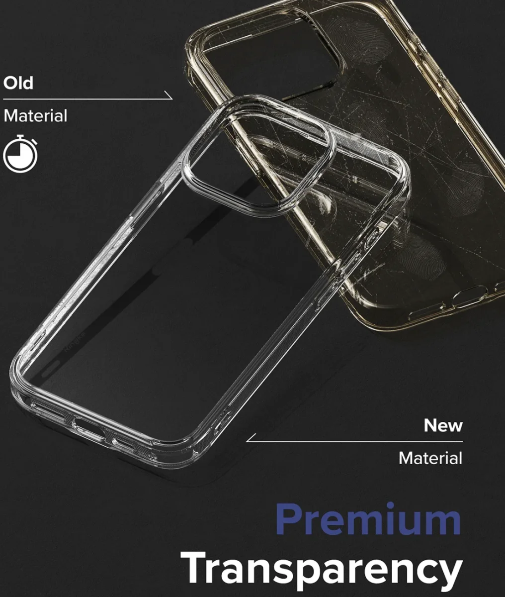 Ringke Fusion Apple iPhone 15 Pro Hoesje Back Cover Transparant afbeelding 5
