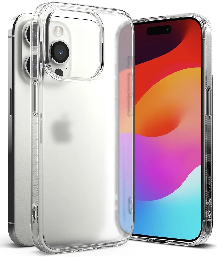 Ringke Fusion Apple iPhone 15 Pro Hoesje Back Cover Matte Transparant afbeelding 1