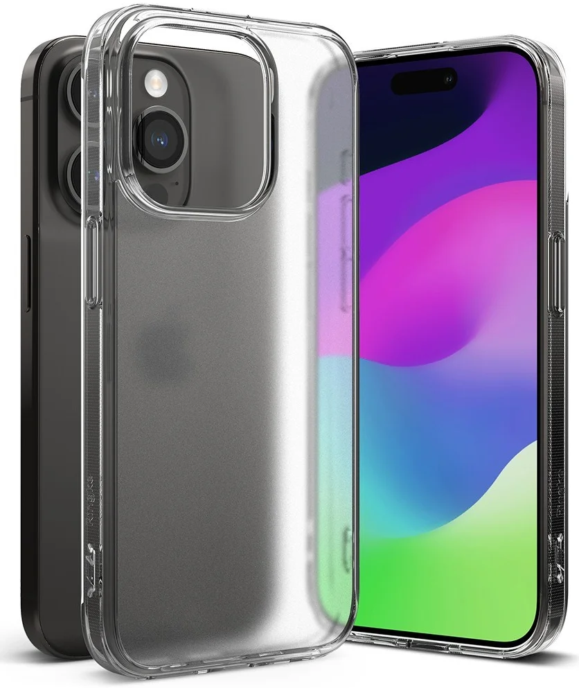 Ringke Fusion Apple iPhone 15 Pro Hoesje Back Cover Matte Transparant afbeelding 11