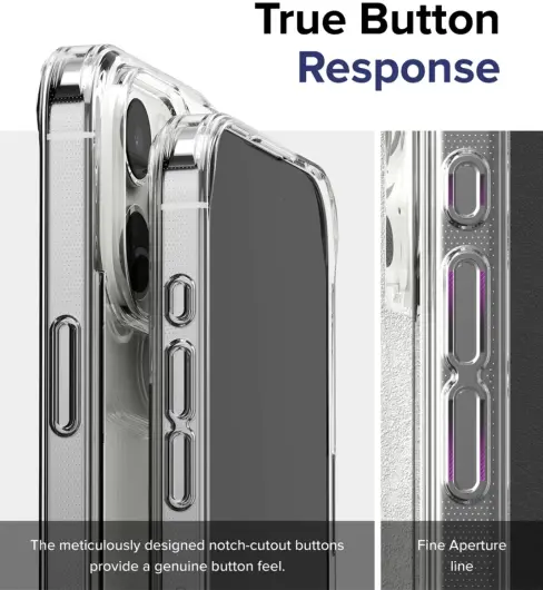 Ringke Fusion Apple iPhone 15 Pro Hoesje Back Cover Matte Transparant afbeelding 7