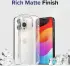 Ringke Fusion Apple iPhone 15 Pro Hoesje Back Cover Matte Transparant afbeelding 4