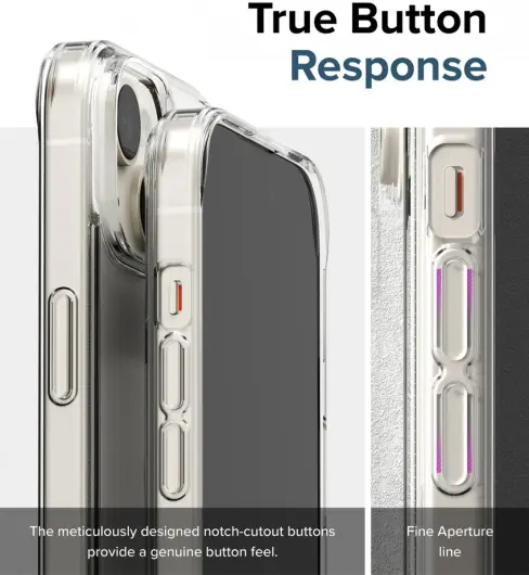 Ringke Fusion Apple iPhone 15 Plus Hoesje Back Cover Transparant afbeelding 10