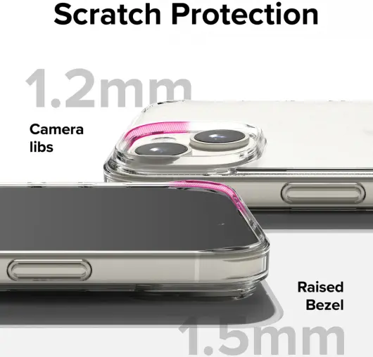 Ringke Fusion Apple iPhone 15 Plus Hoesje Back Cover Transparant afbeelding 9