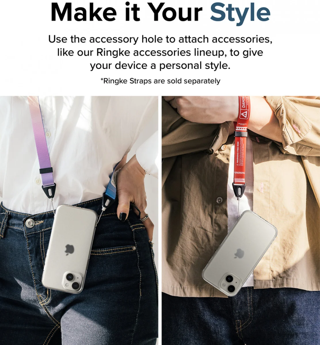 Ringke Fusion Apple iPhone 15 Plus Hoesje Back Cover Matte Transparant afbeelding 13